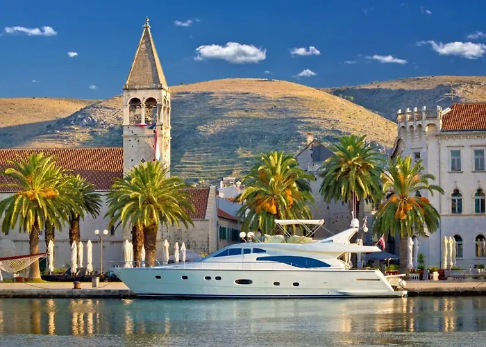 Apartment In Okrug Gornji With Sea View, Balcony, Air Conditioning, Wifi 5059-4